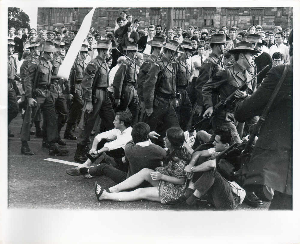 Anti-Conscription and Anti-War May Day Protest - Students Protesting the Vietnam War