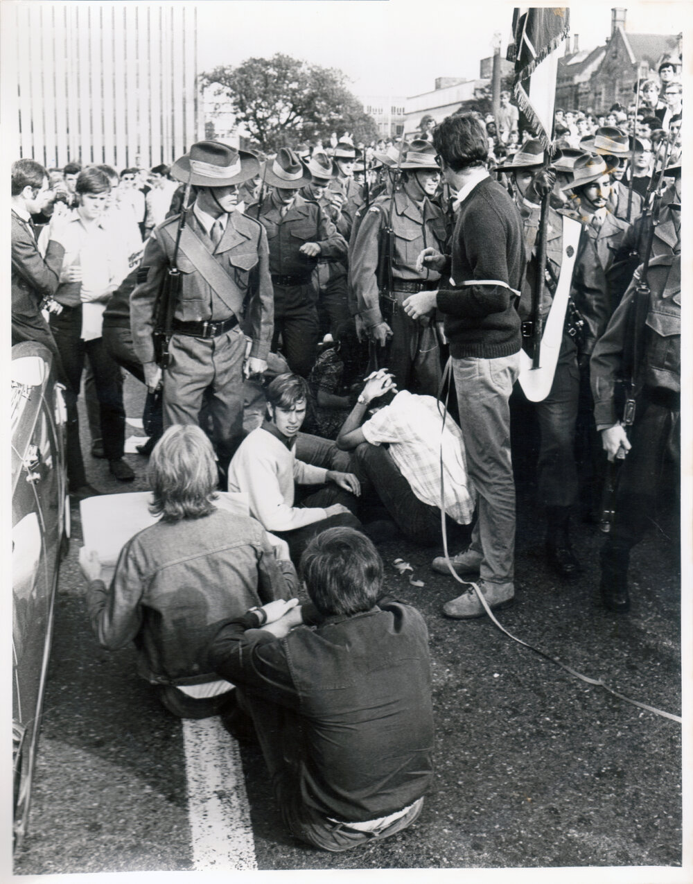 Anti-Conscription and Anti-War May Day Protest - Students Protesting the Vietnam War