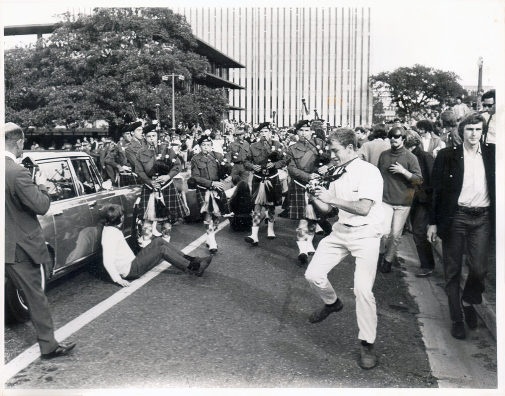 Anti-Conscription and Anti-War May Day Protest - Students Protesting the Vietnam War