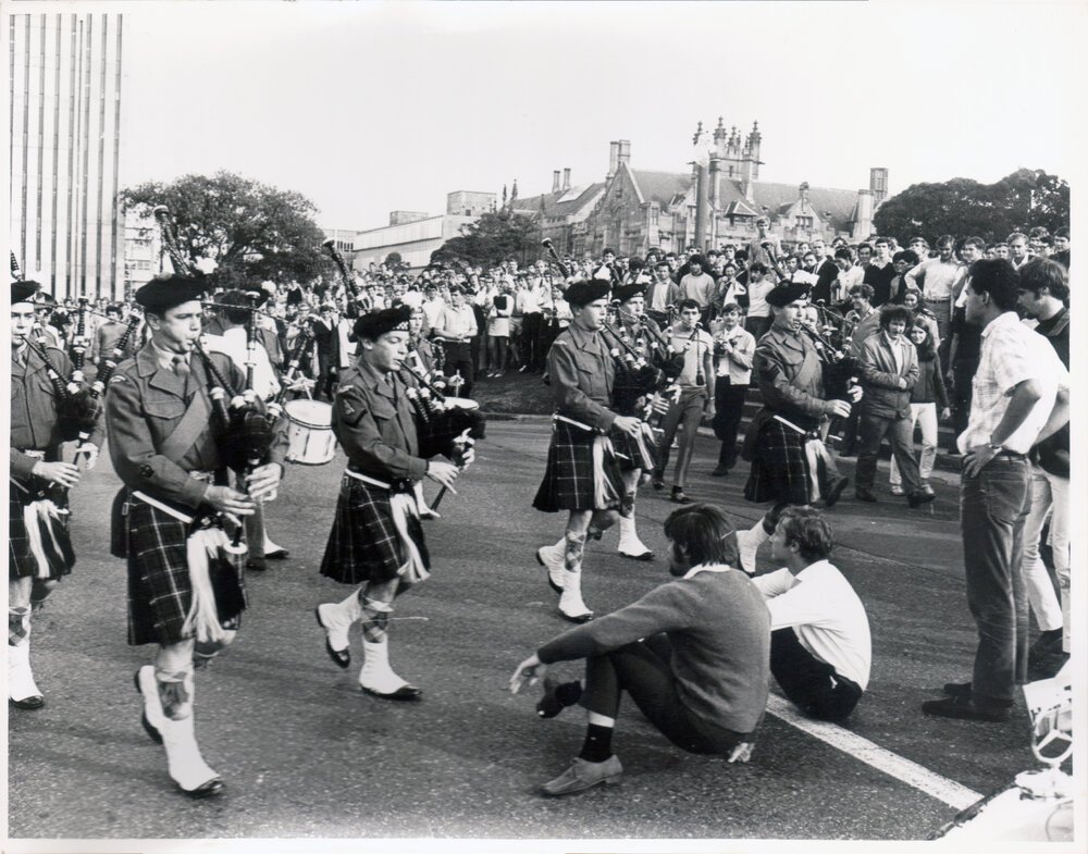 Anti-Conscription and Anti-War May Day Protest - Students Protesting the Vietnam War