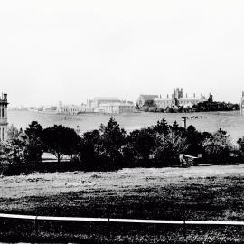 Panorama taken from St Andrew's College of University looking north east 