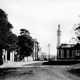 Old Engineering Building and Pharmacy Building (Then Chemistry Building) on Science Road