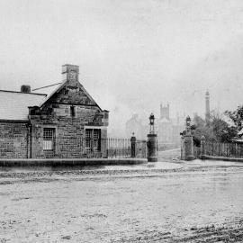 South Entrance from City Road with the Attendant's Lodge