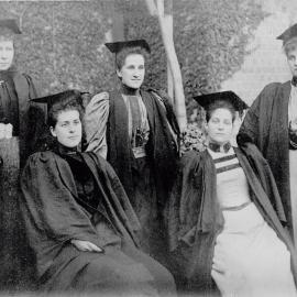 Women Students in Academic Dress