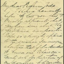 Letters Received by Professor AE Todd