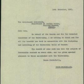 Unveiling of the University Rolls of Honour