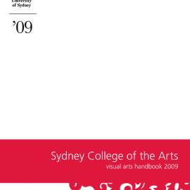 Sydney College of the Arts Visual Arts Handbook 2009