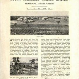 Mount Margaret Mission Station, Morgans, Western Australia by R and M Schenk