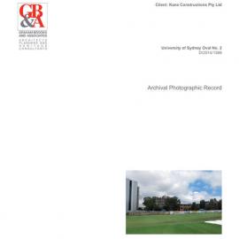 Photographic Record of Oval No. 2 University of Sydney