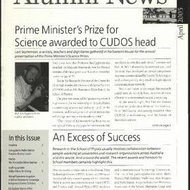 School of Physics Alumni News, April 2005