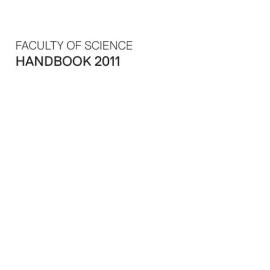 Faculty of Science Handbook 2011