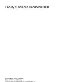 Faculty of Science Handbook 2000