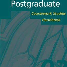 Postgraduate Coursework Studies Handbook 2003