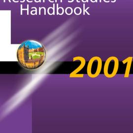 Postgraduate Research Studies Handbook 2001