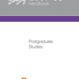 Postgraduate Studies Handbook 2007-08