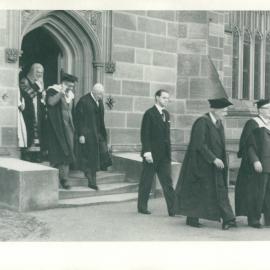Ad Eundem Gradum Degrees Conferred Upon the Rt. Hon. Viscount Jowitt and Dean Erwin Griswold, Academic Procession