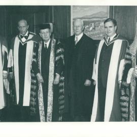 Ad Eundem Gradum Degrees Conferred Upon the Rt. Hon. Viscount Jowitt, Lord High Chancellor of England, Dean Erwin Griswold, Dean of Harvard Law School
