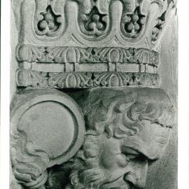 Carved Portrait Head of Archimedes in the Professorial Board Room