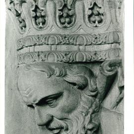 Carved Portrait Head of Herodotus in the Professorial Board Room