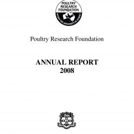 Poultry Research Foundation Annual Report 2008