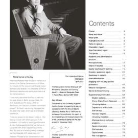 University of Sydney Annual Report 2002