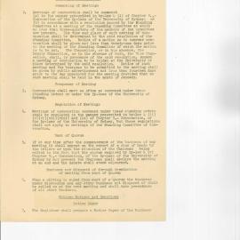 Circular Notice Listing the Standing Orders of Convocation