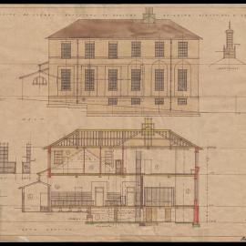 Biology Building - Zoology Building - Department of Zoology - Elevations and Sections