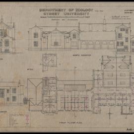 Biology Building - Zoology Building - Department of Zoology - Additions and Alterations - Drawing No 2