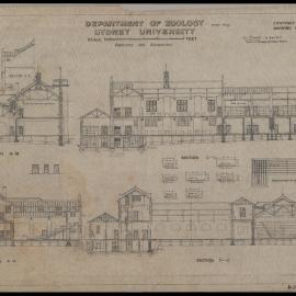 Biology Building - Zoology Building - Department of Zoology - Additions and Alterations - Drawing No 3