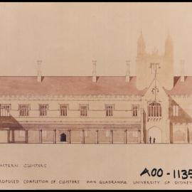 Main Building - Proposed Completion of Cloisters - Eastern Cloisters