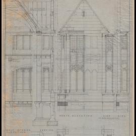 Macleay Museum - Additions for Department of Botany - Bay on North Elevation
