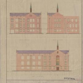 National Standards Laboratory for Council for Scientific and Industrial Research (CSIR) - Extensions - North, South and West Elevations