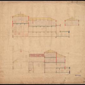 Chemical Laboratory - Pharmacy Building - Remodelling Chemistry and Physics - Sections DD and AA