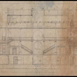 Chemical Laboratory - Pharmacy Building - Remodelling Chemistry and Physics - First Floor - Details of Main Stairs