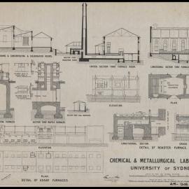 Chemical Laboratory - Pharmacy Building - Chemical and Metallurgical Laboratories - Furnace Room and Furnaces