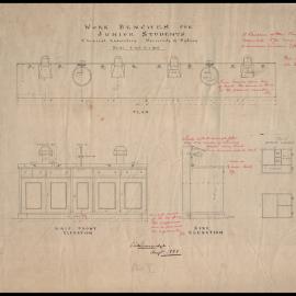 Chemical Laboratory - Pharmacy Building - Work Benches for Junior Students