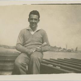 Neil Halloran at Sydney Teachers College Camp March 1927