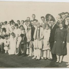 Sydney Teachers College Camp at Cattai Creek Bridge