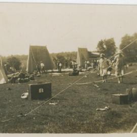 Taking Down the Tents at Sydney Teachers College Camp