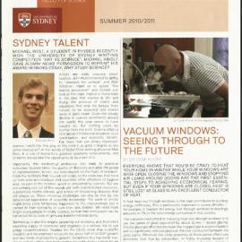 School of Physics Alumni News Summer 2010/2011