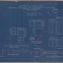 Physics Building - Reinforced Construction - Section 2 - Drawing No 3171