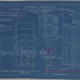Physics Building - Reinforced Construction - Section 2 - Drawing No 3172