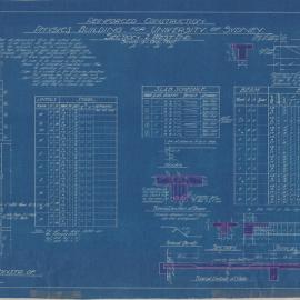 Physics Building - Reinforced Construction - Section 2 - Drawing No 3173