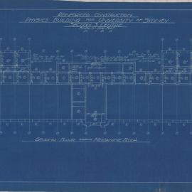 Physics Building - Reinforced Construction - Section 3 - Drawing No 3195