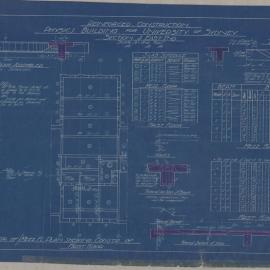 Physics Building - Reinforced Construction - Section 4 - Drawing No 3304