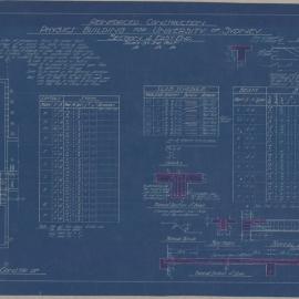 Physics Building - Reinforced Construction - Section 4 - Drawing No 3305