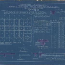 Physics Building - Reinforced Construction - Section 5 - Drawing No 3286