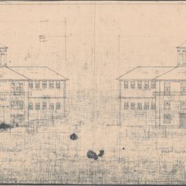 Physics Building - West and East Elevations