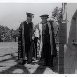 Sir Charles Bickerton Blackburn and Premier J Cahill at Foundation Ceremony