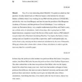 Transcript of Camera Tape - Crew Talk - Tape 2